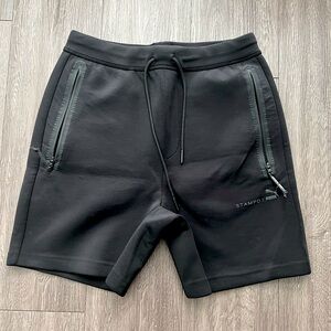 PUMA x STAMPD Men's Black Neoprene Shorts